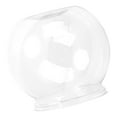 thumbnail image 1 of Bol à Poisson en Plastique, Mini Poisson Transparent Clair pour Étagère pour Bibliothèque pour Bureau L,S,Mini, 1 of 8