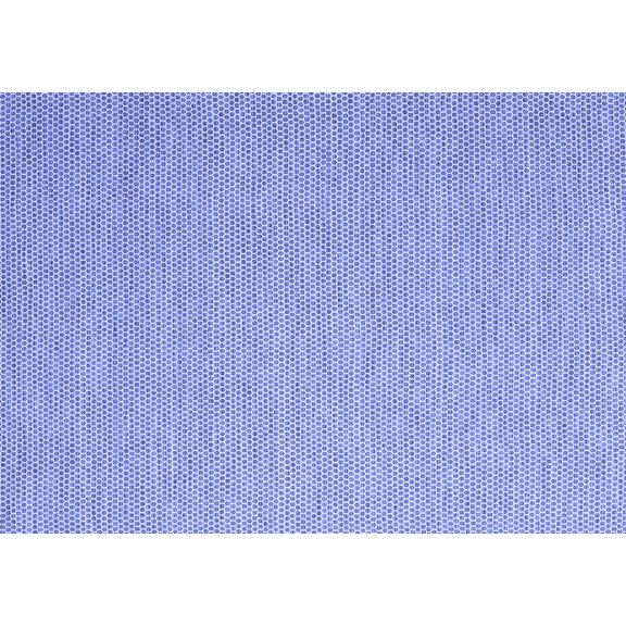 Ahgly Company Indoor Rectangle Abstract Blue Contemporary Area Rugs, 2' x 4'