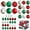 Red Green White 3 Sizes, variant on Tree Decorations 14 Pcs Candy Cane Ornaments 6inch Red White Tree Hanging Shatterpro Glitter Candy Lollipop for Candy Land Party Decorations Indoor