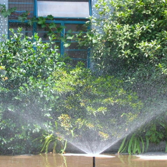 2pcs Professional Pop up Sprinkler Spray Head Plastic Lawn Watering Sprinkler