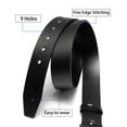 thumbnail image 4 of Punplita Men Belt Leather Belts for Men Black Belts for Jeans Pants, 4 of 6
