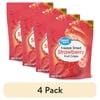 (4 pack) Great Value Freeze Dried Strawberry Fruit Crisps, 1 oz
