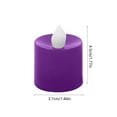 thumbnail image 3 of Velas LED sin llama en pack de 12 - Velas de té blancas cálidas a pilas para decoración del hogar, centros de mesa navideños y ambiente de mesa, 3 of 6