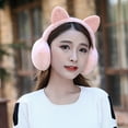 thumbnail image 6 of Opvise Earmuffs Skin-friendly Cats Ears Design Plush Winter Warm Cats Ear Muffs for Outdoor, 6 of 8
