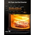 thumbnail image 2 of Freidora de aire Toshiba 5.5QT con tecnología Heat-Q, comidas rápidas y fáciles, 8 menús preestablecidos y función Menu-IQ, precisión de 1 grado Fahrenheit, 90% menos aceite, asas de doble cara, 2 of 5