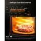 thumbnail image 2 of Freidora de aire Toshiba 5.5QT con tecnología Heat-Q, comidas rápidas y fáciles, 8 menús preestablecidos y función Menu-IQ, precisión de 1 grado Fahrenheit, 90% menos aceite, asas de doble cara, 2 of 5