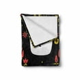 thumbnail image 2 of Animal Soft Flannel Fleece Throw Blanket, Pattern of Chickens Hens Eggs and Flowers in a Folk Style Rural Lifestyle Theme, Cozy Plush for Indoor and Outdoor Use, 50" x 60", Multicolor, by Ambesonne, 2 of 6