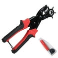 thumbnail image 2 of Riwcyla Portable Durable Multi-Function Belt Punch Manual Labor-Saving Round Hole / Elliptical Hole / Flat Hole Punching Forceps, 2 of 6