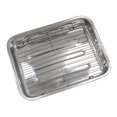thumbnail image 5 of AmeriHome SSRSET Stainless Steel Roasting Set, Silver - 2 Piece, 5 of 5