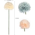thumbnail image 2 of 10Pcs Artificial Chrysanthemum Flowers Faux Mums Ball Flowers Bulk Bridesmaid Bouquets for Home Garden Office Coffee Shop Decor, Purple, 2 of 11