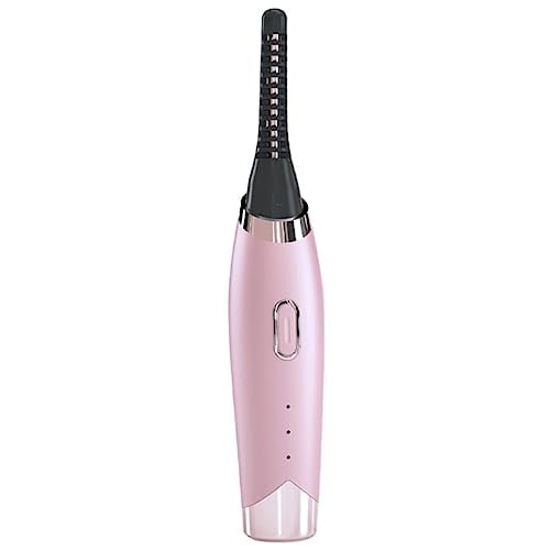 Heated Eyelash Curler 3 Temperature Settings Portable USB Rechargeable Eye Lash Curler for Lasting Curls for Home and Travel