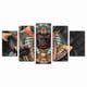 thumbnail image 1 of Juego de Cuadros Decorativos, Dios Egipcio Anubis, Estilo Fantasía Moderna, 5 Piezas, Ideal para Salas de Estar y Estudios, 150x80cm, 1 of 5