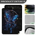 thumbnail image 4 of Yuyamidu Blue Butterfly RV Door Window Shade Cover for Women Dream Catcher Privacy Screen Window Cover Travel Trailer Motorhome RV Entry Door Window Curtain, 4 of 7