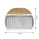 thumbnail image 3 of unbranded 2Ud De Patatas Acero Inoxidable Y Madera Para Cocina Uso Doméstico, 3 of 8