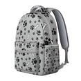 thumbnail image 2 of Paw Prints and Bones Backpack for School,Cute School Bag,Schoolbag with Adjustable Shoulder Straps & Padded Back,15.3"x11"x7.1".﻿, 2 of 6