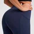 thumbnail image 4 of WAYUTE Womens Leggings High Waisted Casual Stretchy Fit Solid Color Trousers with Pockets for Sports Running, 4 of 7