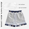 thumbnail image 5 of Cute Geese Star Pattern Swim Trunks Quick Dry Beach Pool Board Shorts Lightweight Stylish Print Sizes 2T to XL, 5 of 8