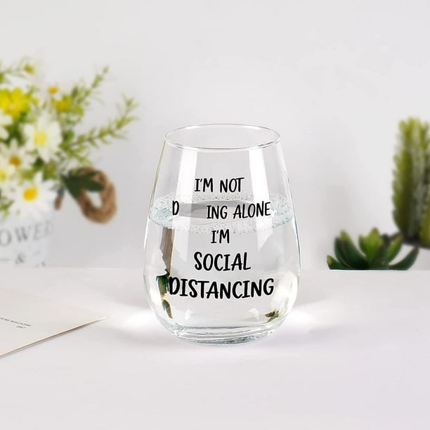Quarantine wine sale glass