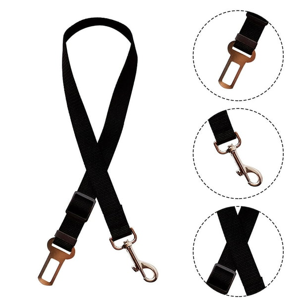 Cinturón de seguridad ajustable para asiento de perro en el coche, cuerda de tracción retráctil para perros pequeños a medianos, producto para viajes con mascotas, cuerda de tracción para perros, cint
