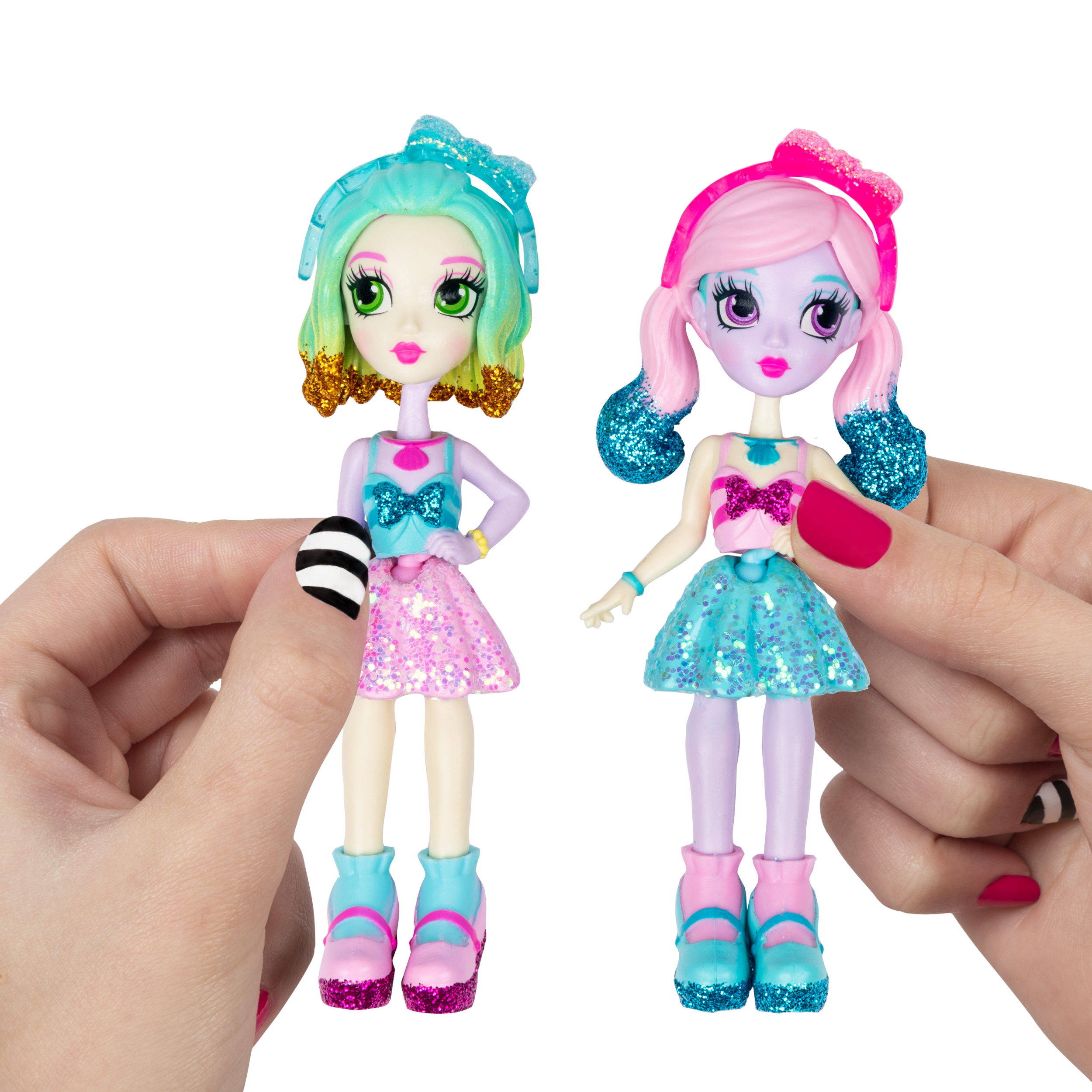 Off The Hook Style BFFs, Naia & Jenni (Spring Dance), 4-inch Small Dolls , for Girls Aged 5 and up - image 7 of 8