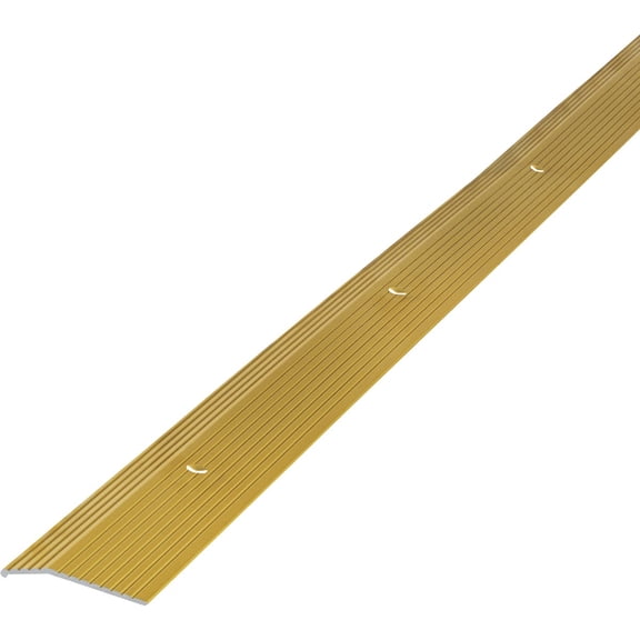 M-D Building Products 1-3/8" x 72" Satin Brass Aluminum Flooring Materials