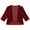 Burgundy, variant on MSemis Womens 3/4 Sleeve Ruffle Chiffon Bolero Shrug Cardigan