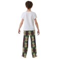 thumbnail image 5 of FORMRS Kids Pajama Pants with Pockets Size 6-8Y Boys Lounge Sleep Bottoms, Green Tartan Pattern, 5 of 8