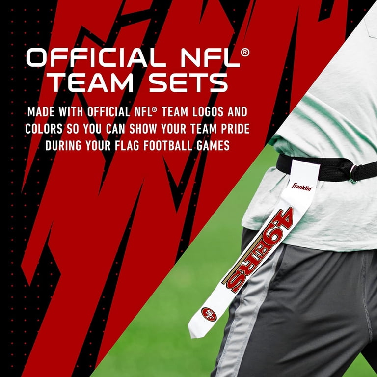 Franklin Sports NFL San Francisco 49Ers Youth Flag Football Set -  Walmart.com