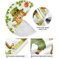 thumbnail image 2 of FMSHPON Clover Gnomes Xmas Christmas Tree Skirt Stand Mat for Holiday Party Decoration Indoor Outdoor 48 inches, 2 of 6