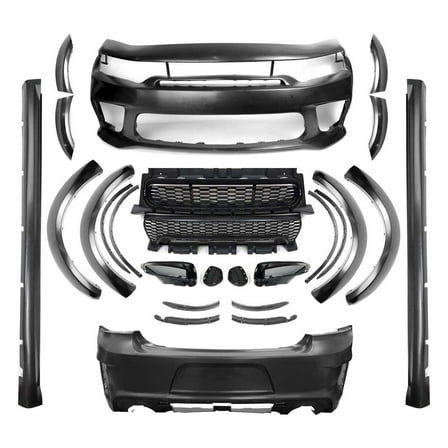 Complete Front & Rear Bumper Widebody Set Fits 2015-2023 Dodge Charger