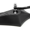 thumbnail image 5 of Unique Bargains 2Pcs Black Rearview Mirror for Motorcycle Motorbike, 5 of 6