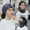 Blue, variant on Headwear Cap Hat for Women Chemo Rave Scarf Neck Facemask Gaiter Winter Hippie Floral Head Wraps Lightweight Fashion Boho Hair Accessories Cancer Care Gifts Wine One Size