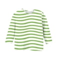 thumbnail image 4 of RXMEKW Chandail Imprimé pour la Saint-Patrick pour Garçons et Filles, Col Rond à Manches Trois-Quarts pour Enfants, 4 of 6