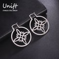 thumbnail image 2 of Unift Aros de nudo de bruja Celtics, pendientes de acero inoxidable para mujeres y hombres, joyería de protección de Wicca Vintage, amuleto de brujería, regalo, 2 of 2