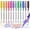 B-12 colors, variant on JusArt Outline Sparkle Markers, Glitter Markers,18 Metallic Shimmer Pens for Adult Coloring, Cool Fun Drawing Supplies for Christmas, Easter, Halloween