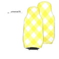 thumbnail image 6 of ZICANCN Car Seat Covers Front Seats Only, Gingham Yellow Background Automotive Seat Covers Protectors for Cars Trucks Suv 2 Pack, 6 of 8