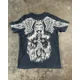 thumbnail image 4 of Camiseta de calle Y2K, nueva camiseta Harajuku retro de hip hop con estampado de calaveras, camiseta de gran tamaño para hombres y mujeres, ropa gótica de manga corta, tops, 4 of 5