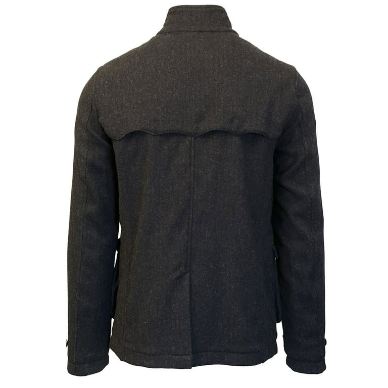 Calvin Klein Men's Slim-Fit Wool Woven Herringbone Sport Coat