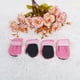 thumbnail image 1 of Zapatos para perros resistentes al agua Botas para perros cómodas y transpirables Protectores de patas antideslizantes Rosa 4 piezas, L, 1 of 7