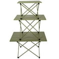 thumbnail image 2 of Table Pliante Portable d'Extérieur en Alliage d'Aluminium Table de Pique-Nique Table de Camping Vert Armée, 2 of 8