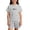 Light Gray, variant on Big Girls Summer Clothes Set 2 Piece Alphabet Print Loose Fit Short Sleeve Tops and Shorts Kids Clothes Size 9-10T