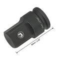 thumbnail image 3 of For 1/2 Inch Drive X 1 Inch Impact Socket Adapter Female To Male Cr-mo Otn, 3 of 4