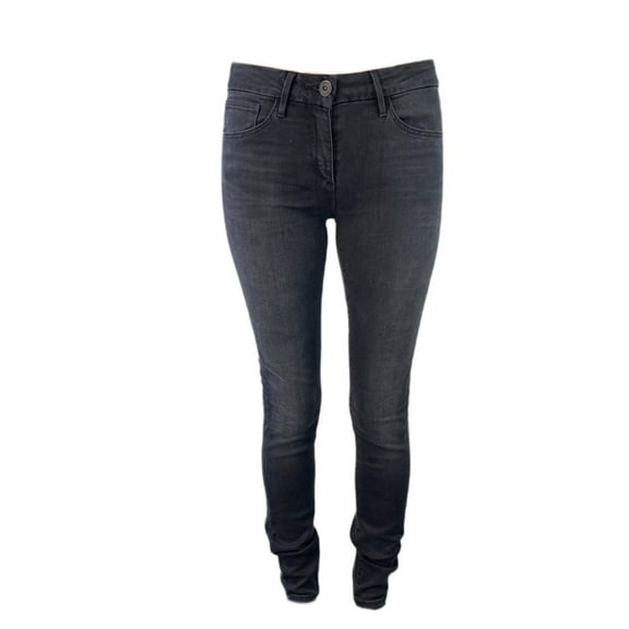 3X1 Women's Mid Rise W rap Zip Skinny Jeans, Grey, 26