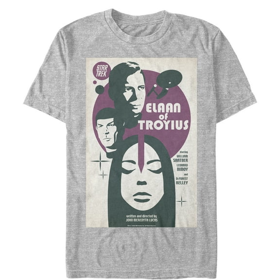 Men's Star Trek: The Original Series Elaan Of Troyius Episode 13 Poster  Graphic Tee Athletic Heather X Large