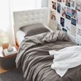 thumbnail image 2 of Byourbed Natural Loft Twin XL Duvet Cover Set Dark Brown Twin XL Modern & Contemporary, 2 of 5