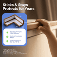 thumbnail image 6 of Komfortology Brown Foam Furniture Edge and Corner Guard Set, 15 ft, 6 of 10