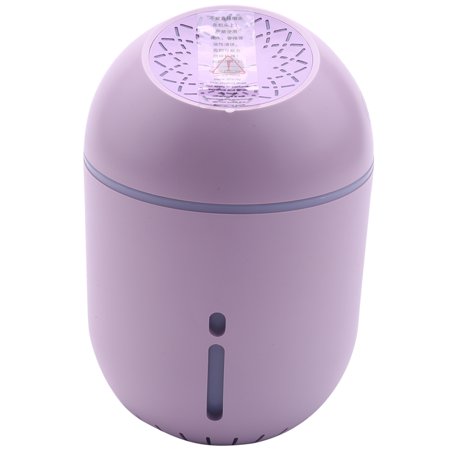 

Small Humidifier Mini Humidifier Aromatherapy Ultrasonic Air Cool Mist Humidifier with Night Light Waterless Auto Shut-Off Car Office Bedroom (Purple)