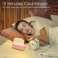 thumbnail image 4 of WEIKE Cute toast light small desk lamp, night lighting, rechargeable, 4 of 6