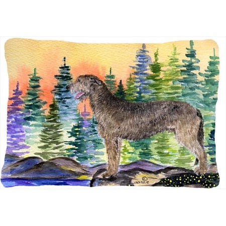 12 x 16 in. Irish Wolfhound Decorative Indoor & Outdoor Fabric Pillow