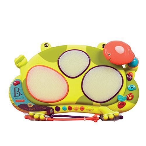 B. Toys Ribbit-Tat-Tat Light-Up Musical Drum - Ages 2 and Up